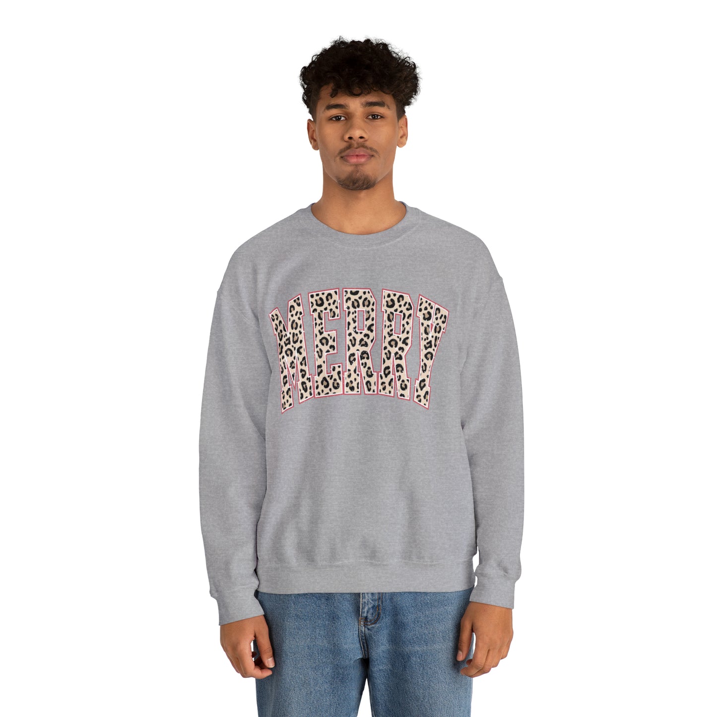 Merry Leopard Sweatshirt