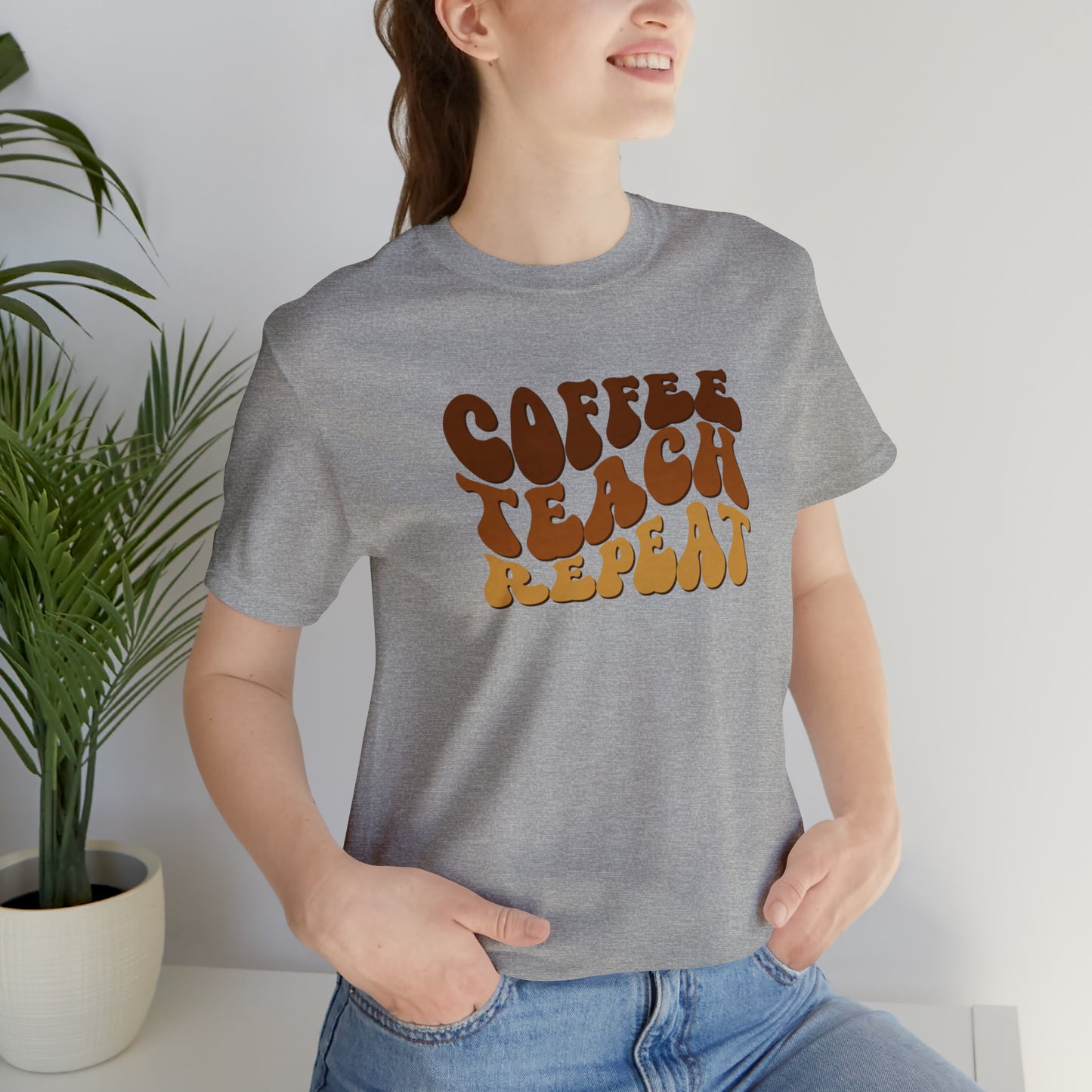 Coffee Teach Repeat Tee