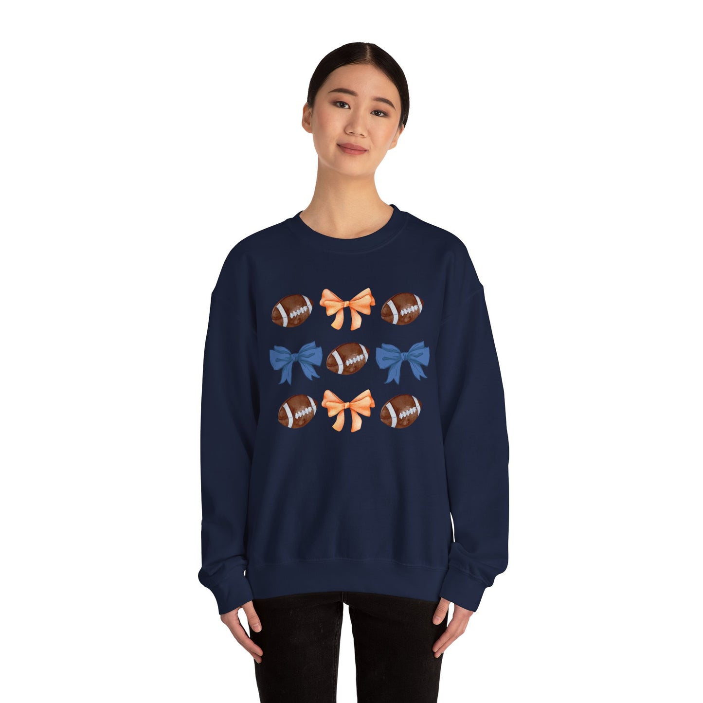 Auburn Bows & Throws Crewneck