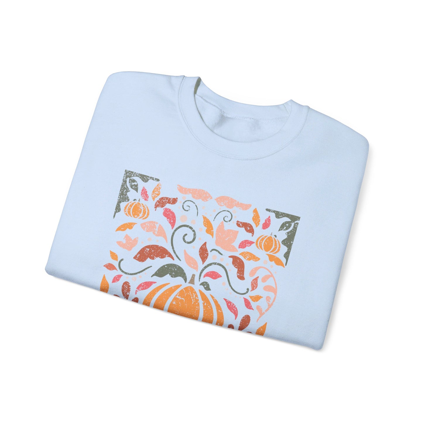 Abstract Pumpkin Crewneck