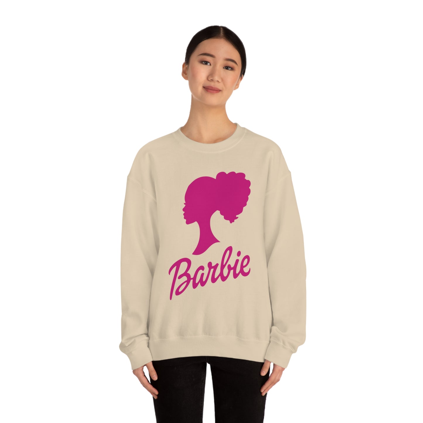Curly Barbie Silhouette Sweatshirt