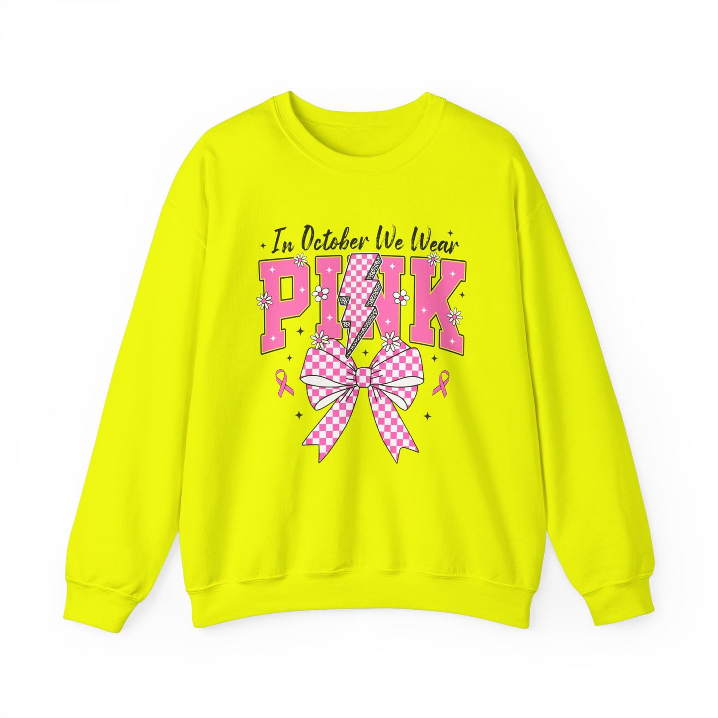 Pink Bolt Crewneck