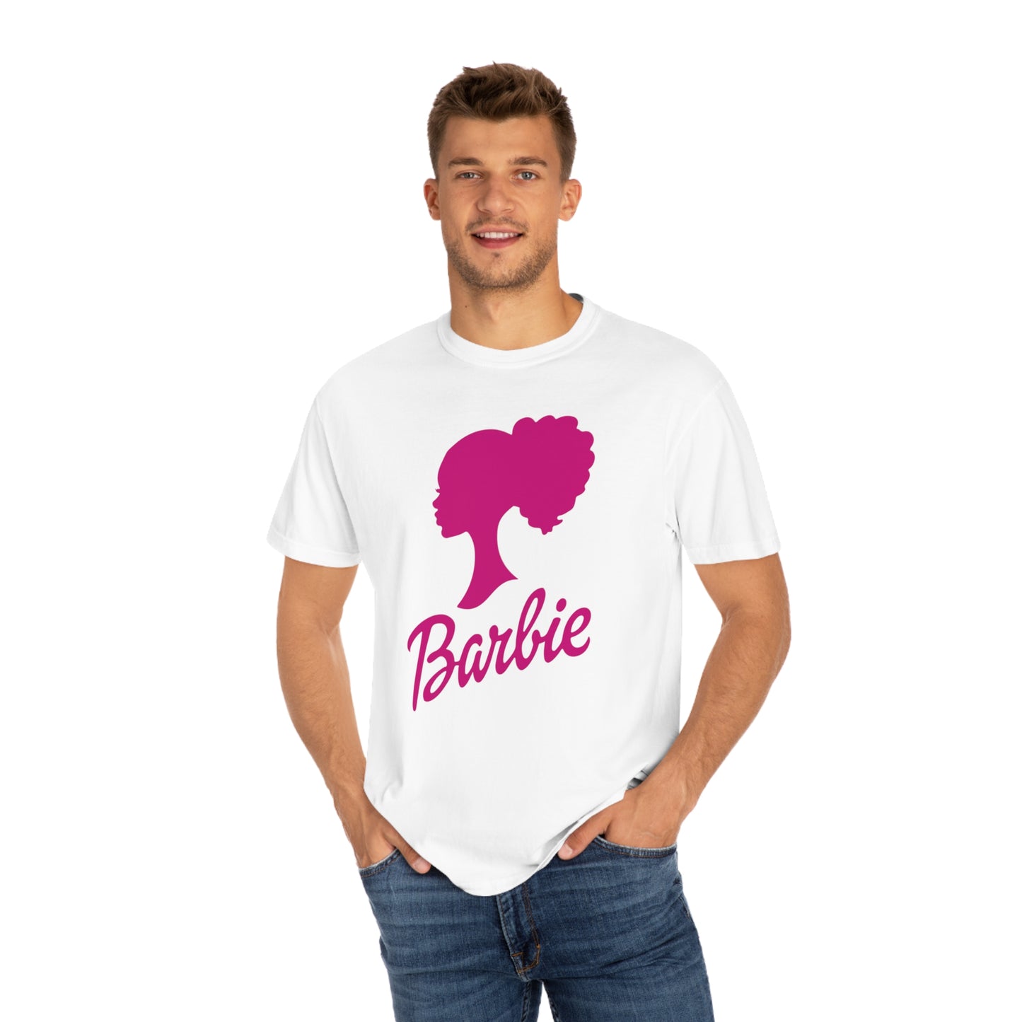Curly Barbie Silhouette Tee
