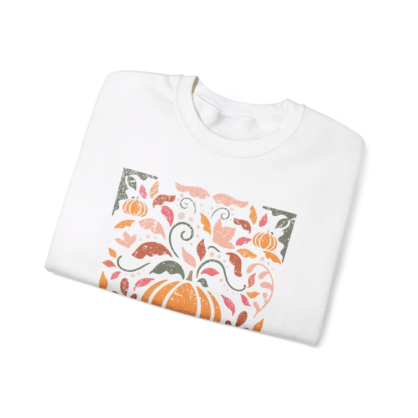 Abstract Pumpkin Crewneck