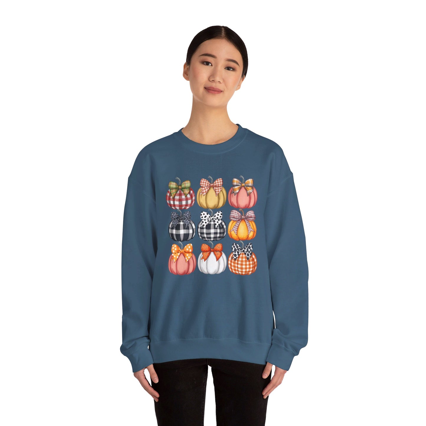 Pumpkin Bows Crewneck