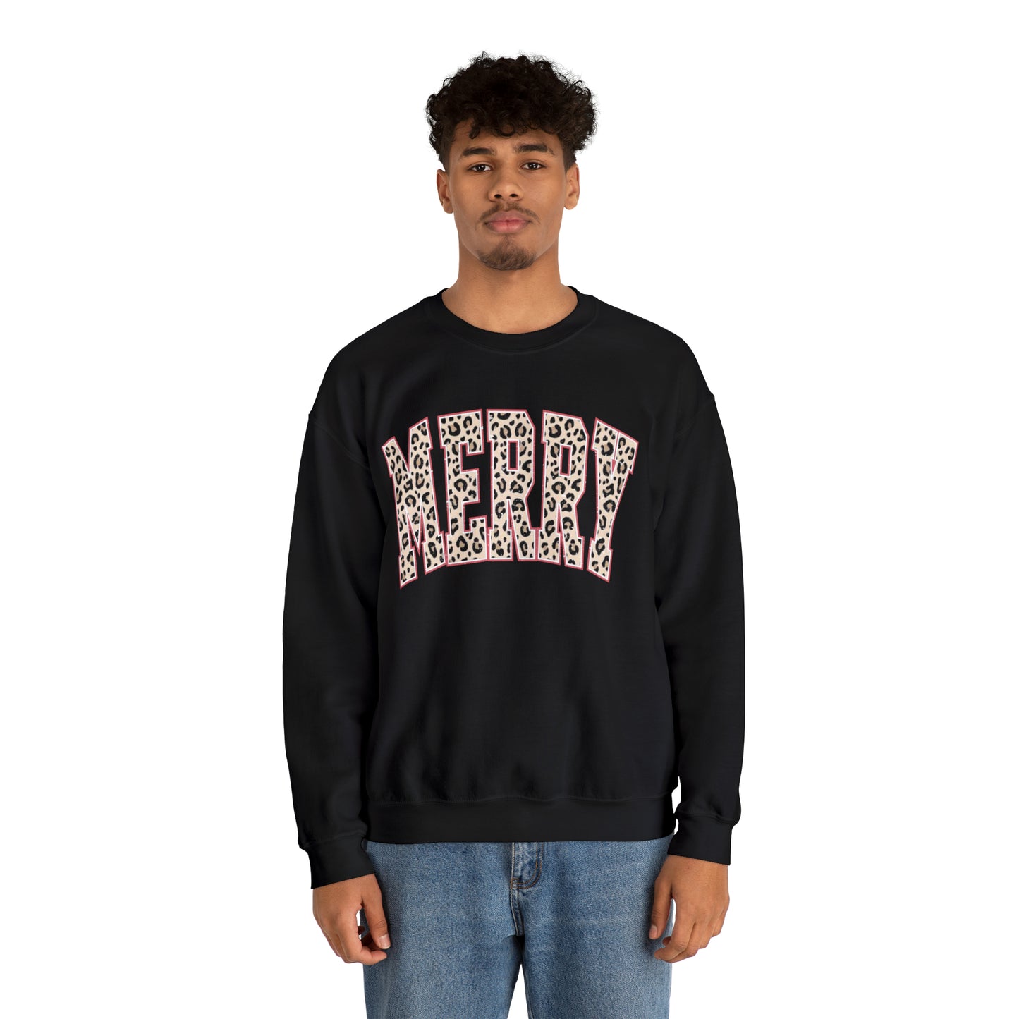 Merry Leopard Sweatshirt