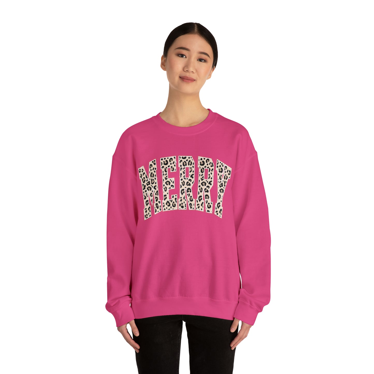 Merry Leopard Sweatshirt