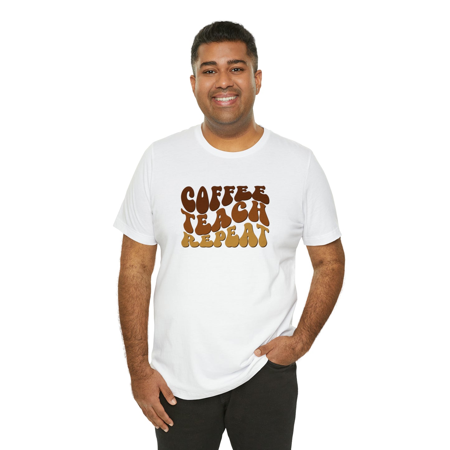 Coffee Teach Repeat Tee