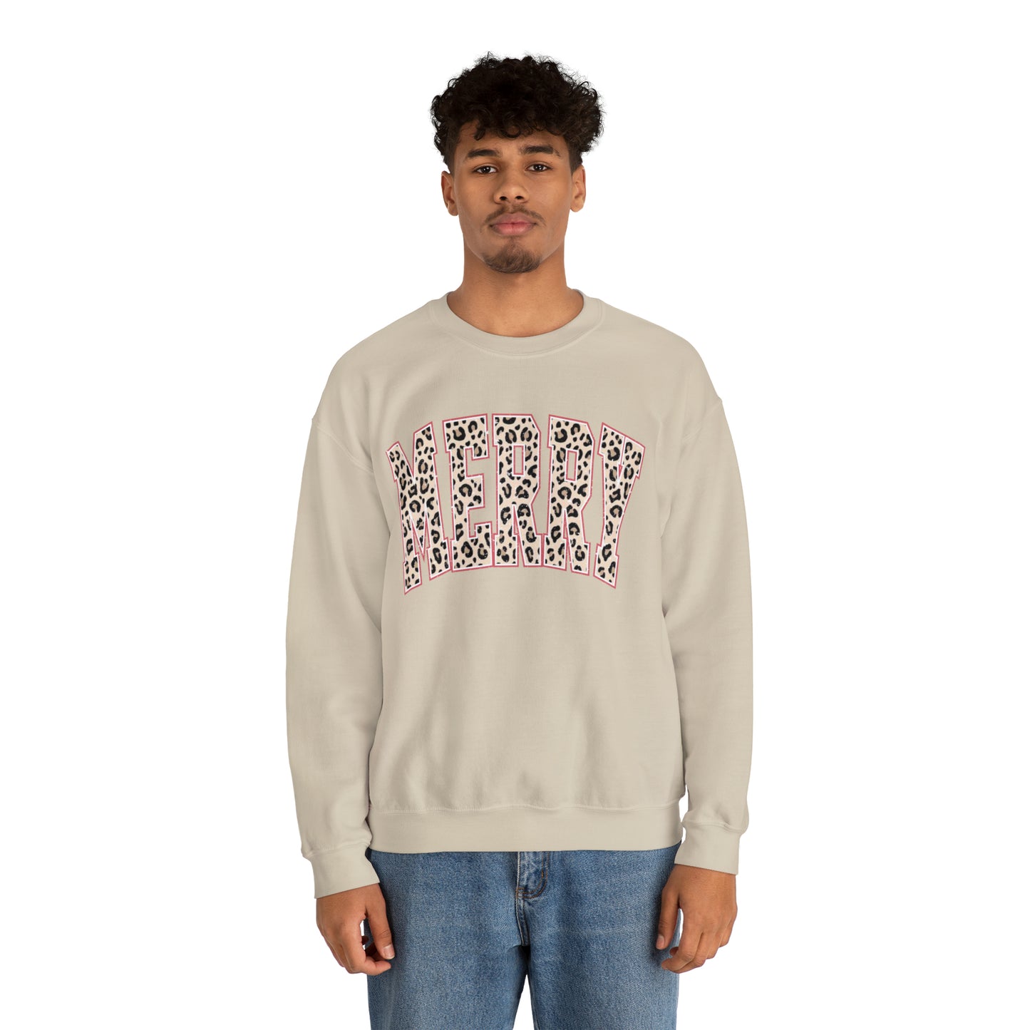 Merry Leopard Sweatshirt