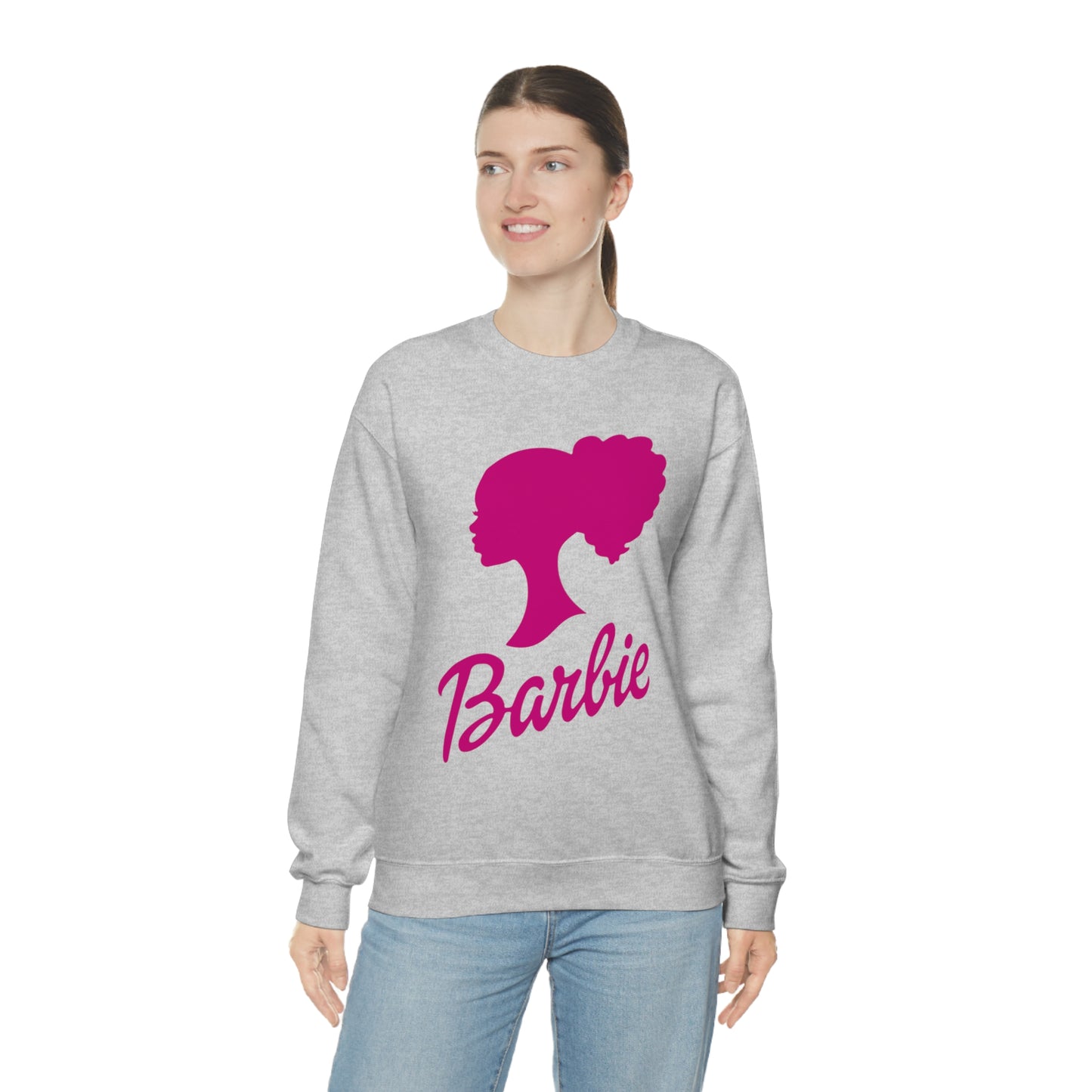 Curly Barbie Silhouette Sweatshirt