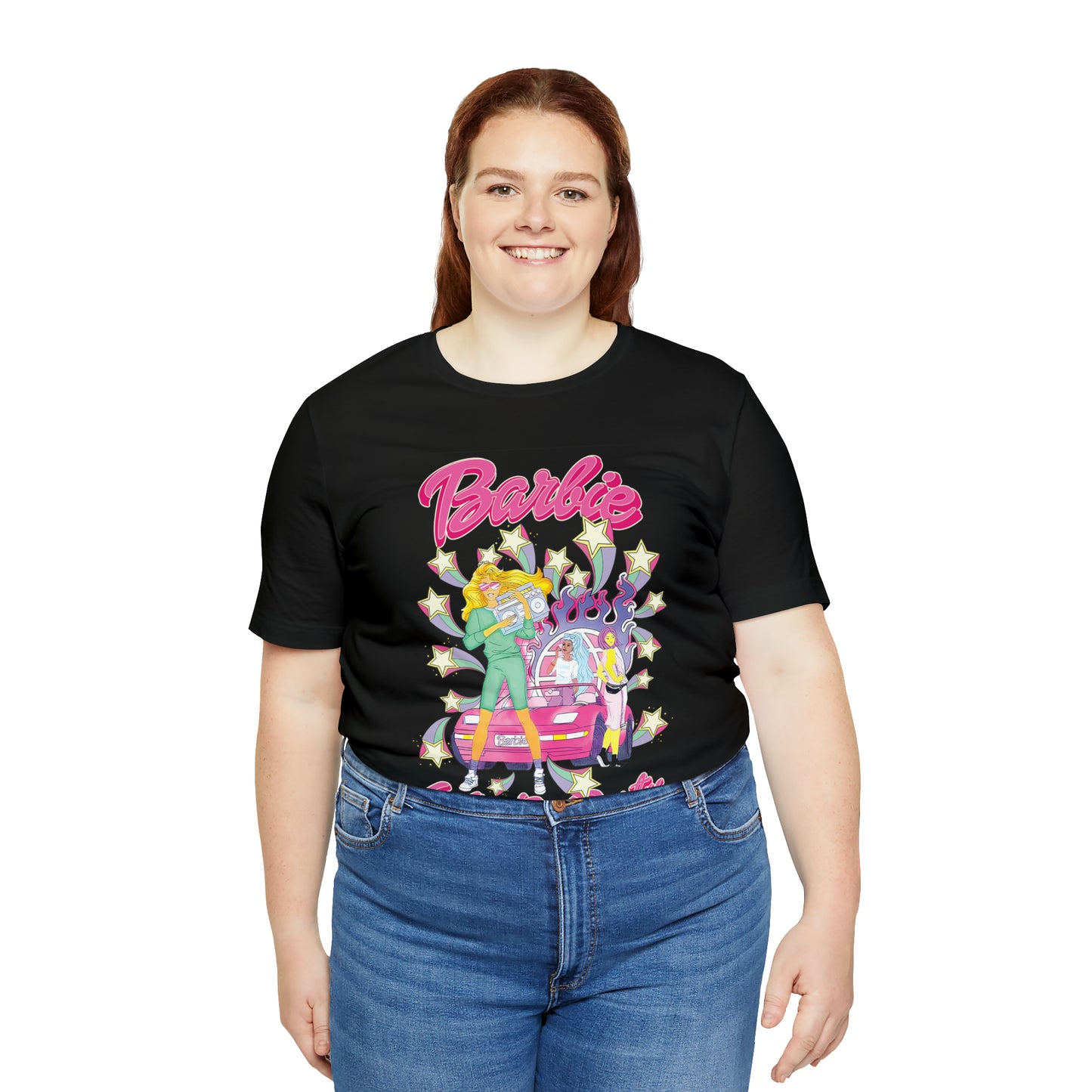 Oversized Barbie Party Graphic Tee