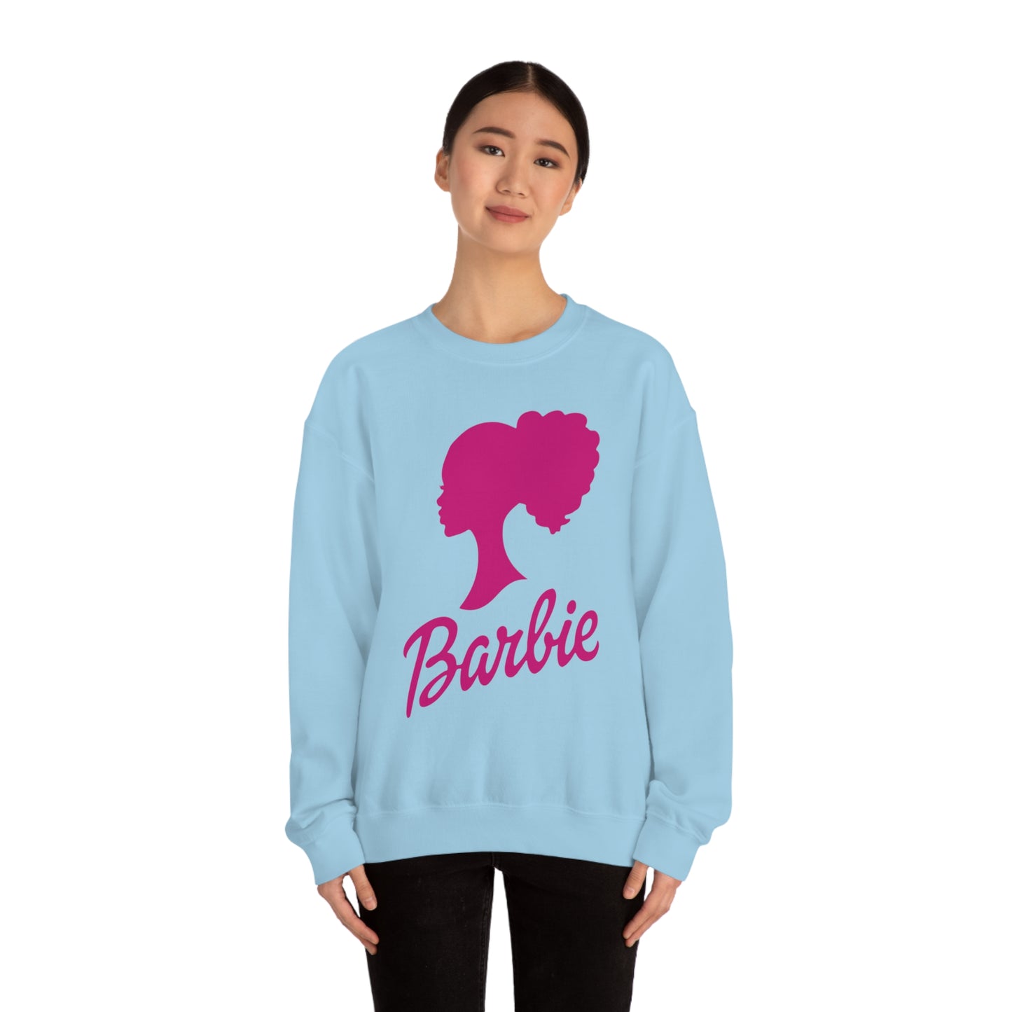 Curly Barbie Silhouette Sweatshirt