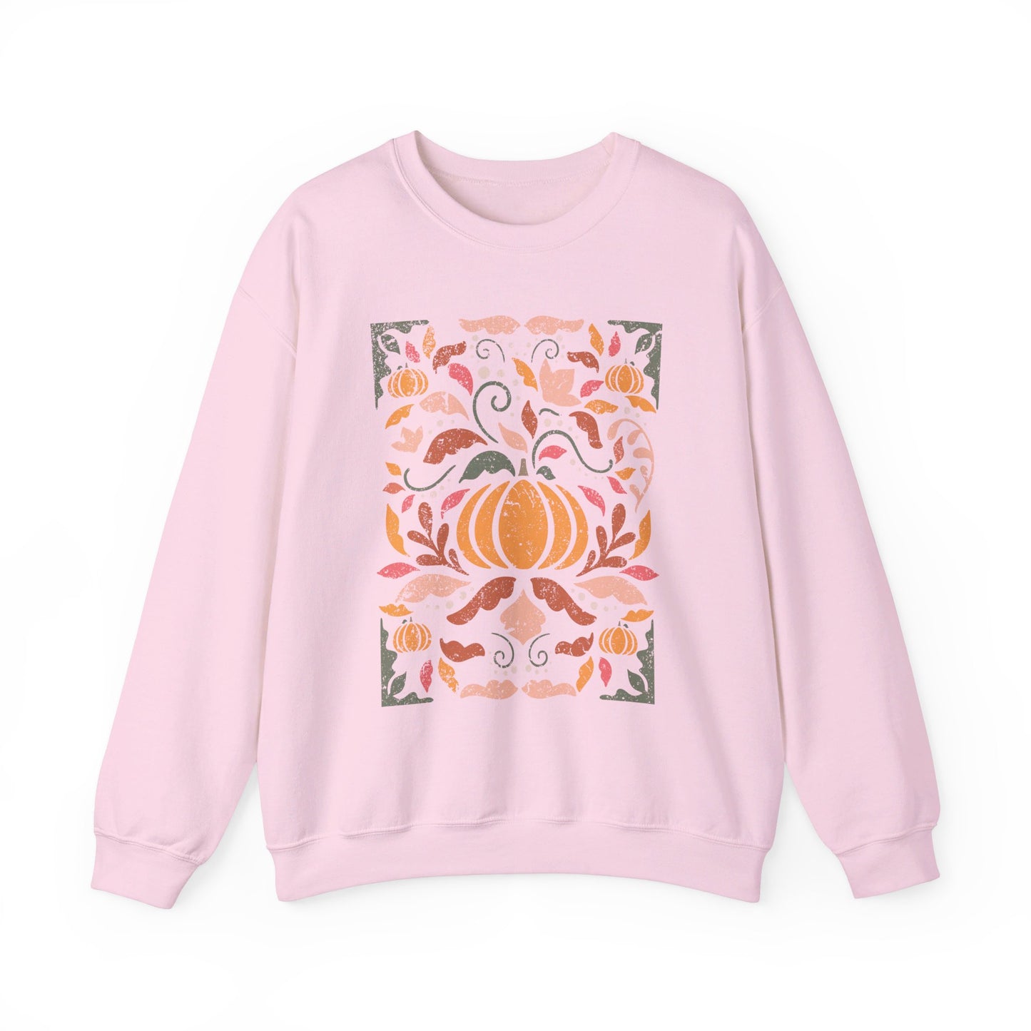 Abstract Pumpkin Crewneck
